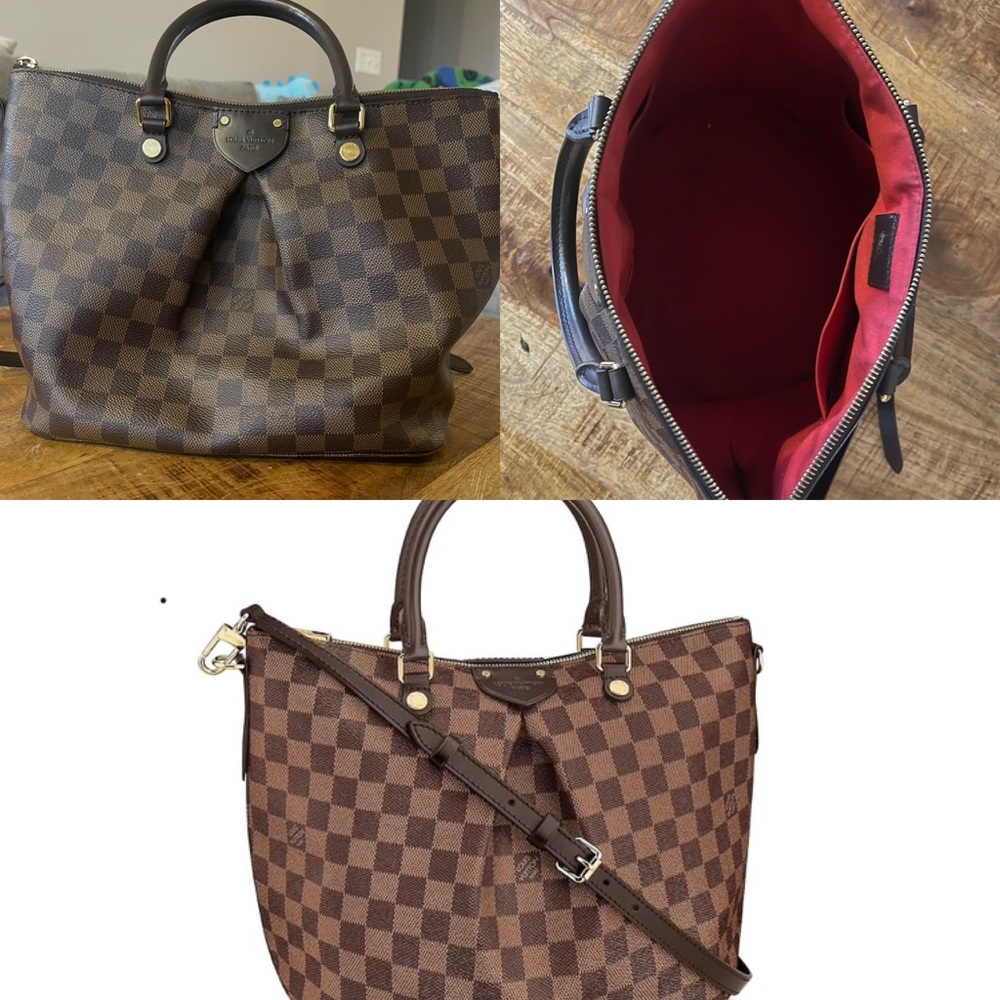 Louis Vuitton Brown Checkered Tote
